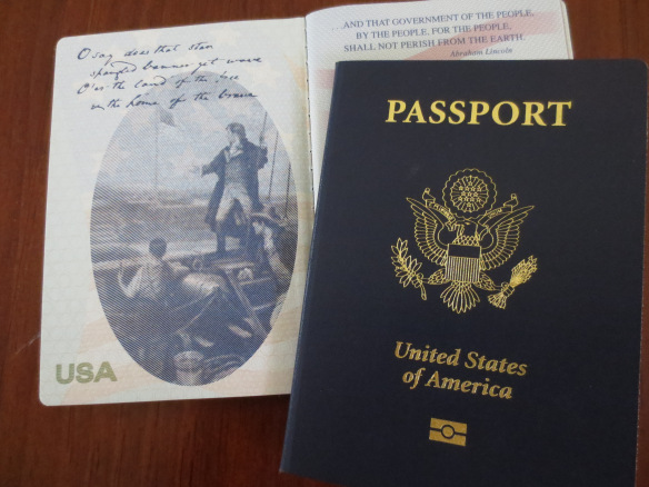 Как выглядит паспорт сша страница с фото